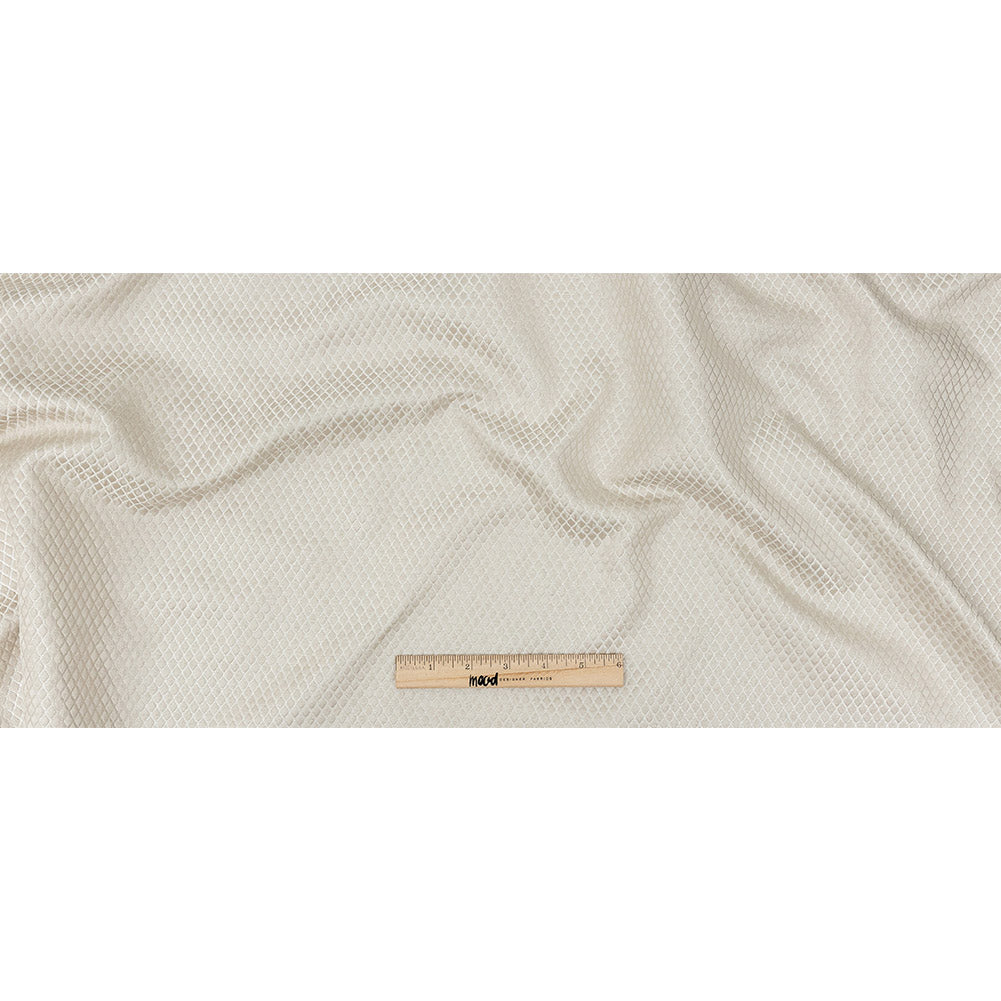Polyester Jacquard - Taupe Diamonds - British Imported Full Polyester Jacquard - Taupe Diamonds - British Imported Full