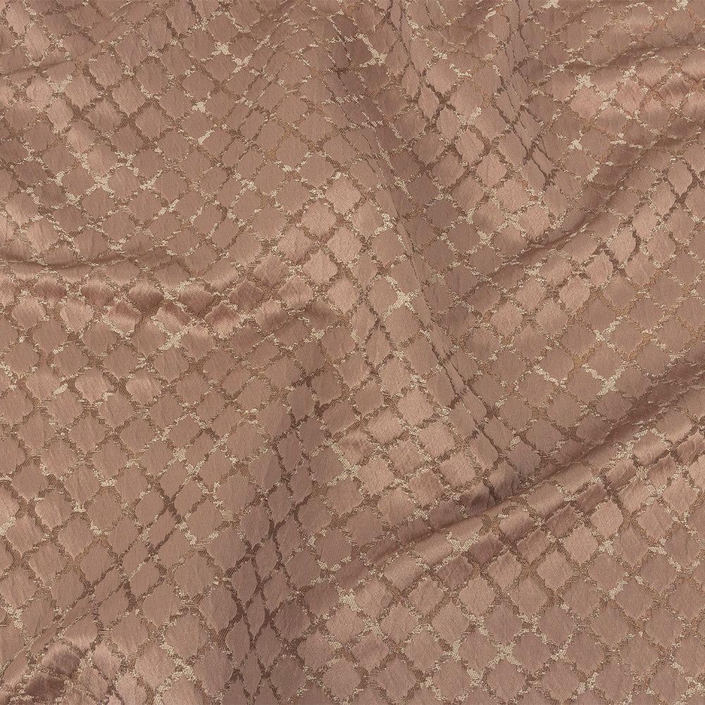 Drapery Jacquard - Blush Moroccan Quatrefoil - British Imported Drapery Jacquard - Blush Moroccan Quatrefoil - British Imported