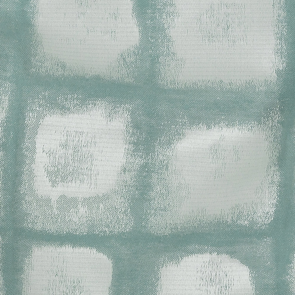 Drapery Jacquard - Spa Painterly Squares - British Imported Detail Drapery Jacquard - Spa Painterly Squares - British Imported Detail