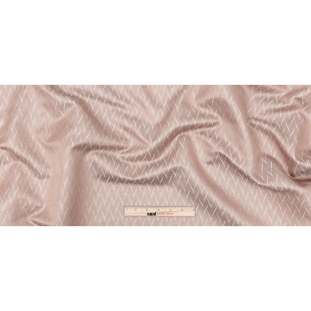 Drapery Jacquard - Blush Flowing Leaves - British Imported Full Drapery Jacquard - Blush Flowing Leaves - British Imported Full