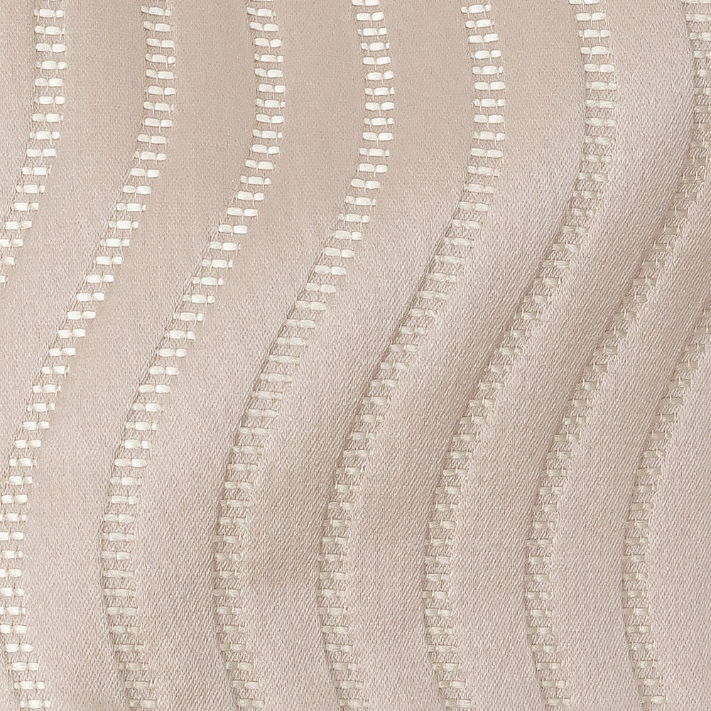 Satin-Faced Jacquard - Orchid Wavy Lines - British Imported Detail Satin-Faced Jacquard - Orchid Wavy Lines - British Imported Detail