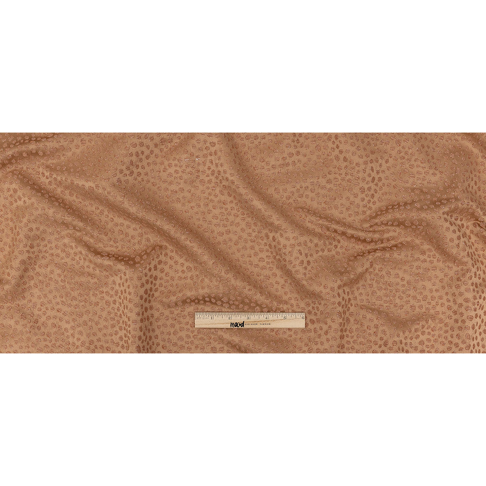 Polyester Jacquard - Ginger Spots - British Imported Full Polyester Jacquard - Ginger Spots - British Imported Full