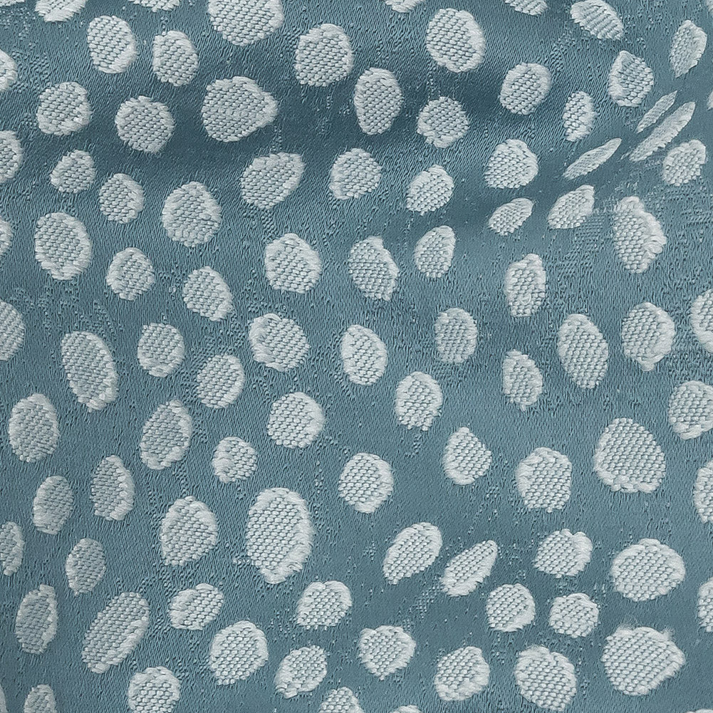 Polyester Jacquard - Sky Spots - British Imported Detail Polyester Jacquard - Sky Spots - British Imported Detail