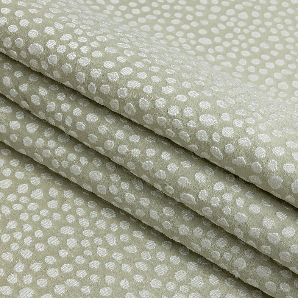 Polyester Jacquard - Willow Spots - British Imported Folded Polyester Jacquard - Willow Spots - British Imported Folded