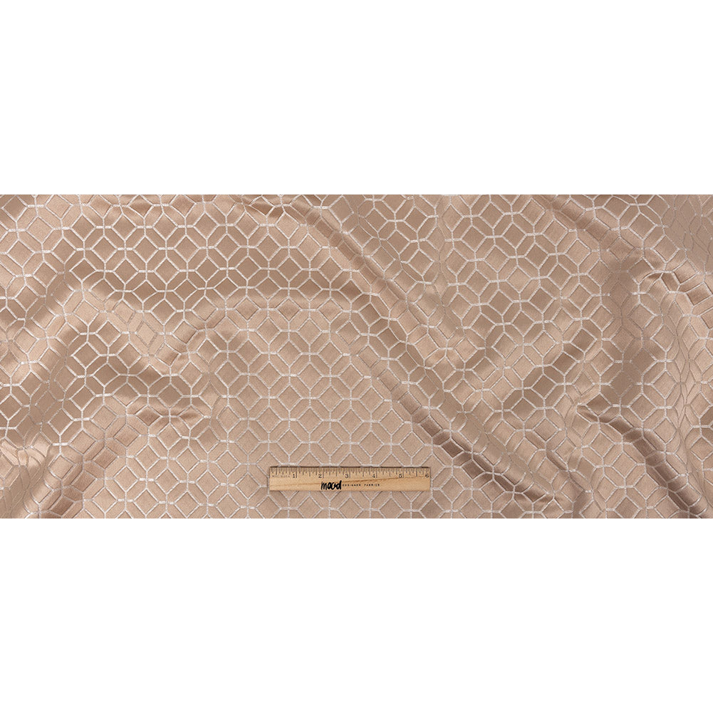 Polyester Jacquard - Shell Tiled Geometric - British Imported Full Polyester Jacquard - Shell Tiled Geometric - British Imported Full