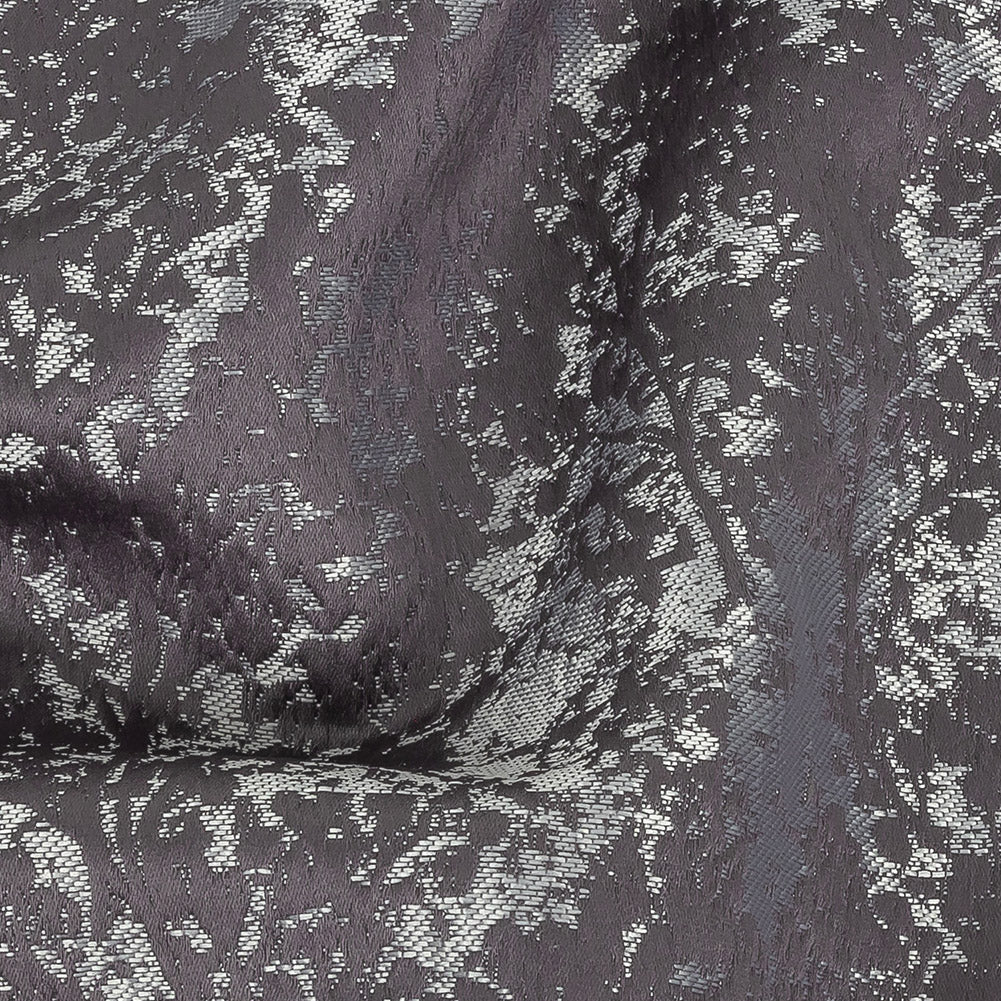 Polyester Jacquard - Iris Abstract Trees - British Imported Detail Polyester Jacquard - Iris Abstract Trees - British Imported Detail