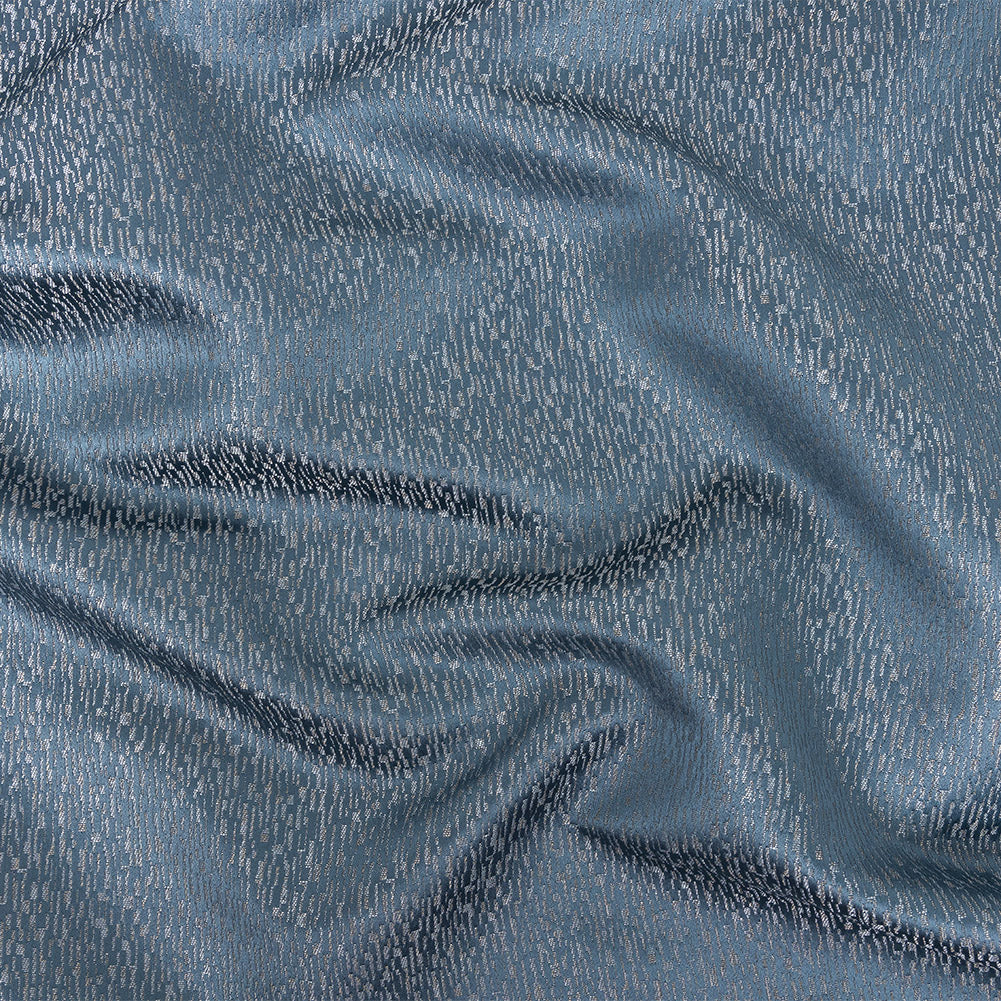Polyester Jacquard - Danube Raindrop Streaks - British Imported Polyester Jacquard - Danube Raindrop Streaks - British Imported