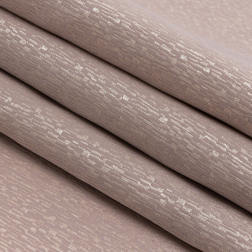 Polyester Jacquard - Orchid Raindrop Streaks - British Imported Folded Polyester Jacquard - Orchid Raindrop Streaks - British Imported Folded