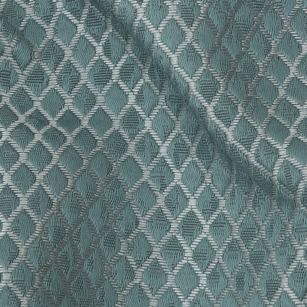 Polyester Jacquard - Spa Diamonds - British Imported Detail Polyester Jacquard - Spa Diamonds - British Imported Detail