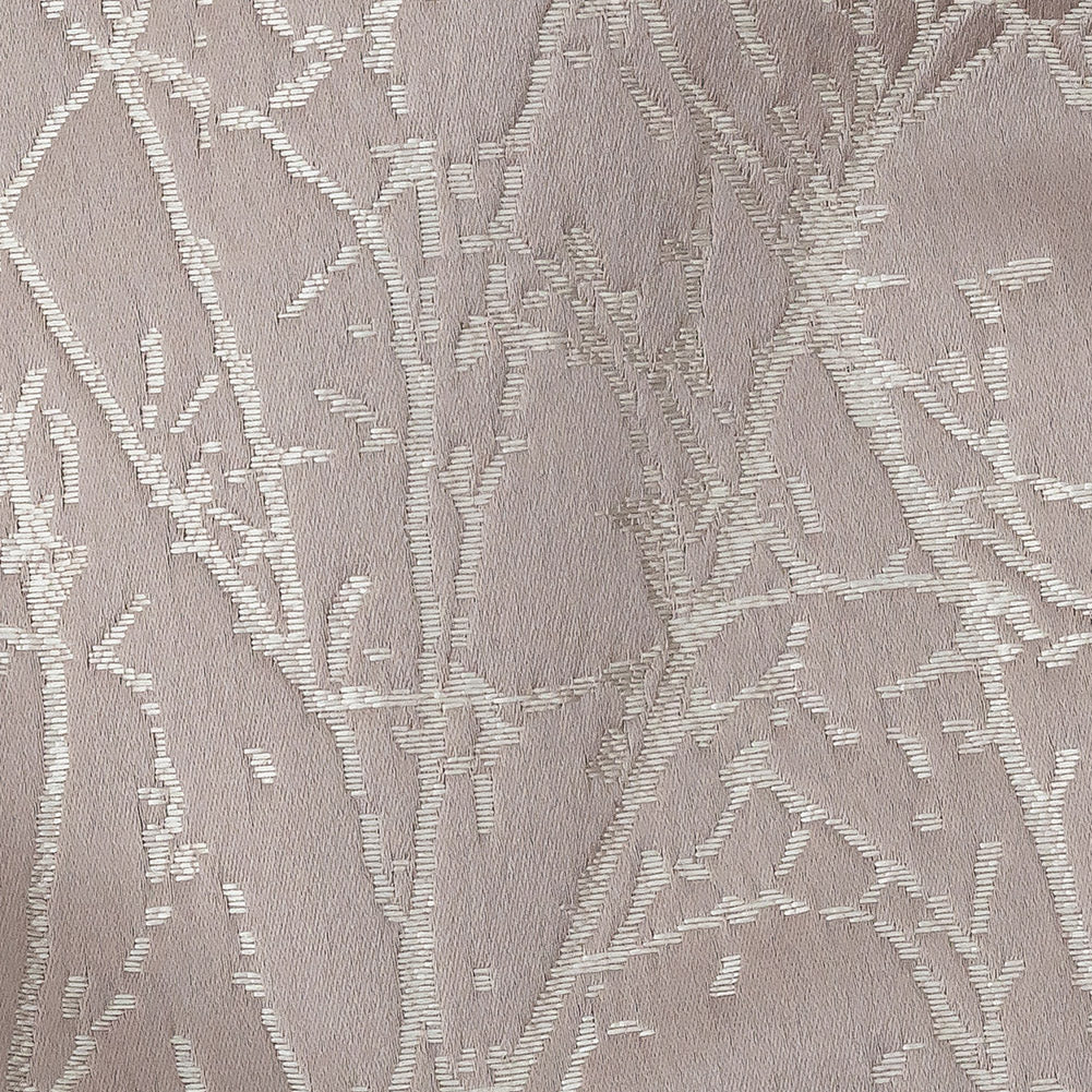 Polyester Jacquard - Lavender Wintry Branches - British Imported Detail Polyester Jacquard - Lavender Wintry Branches - British Imported Detail