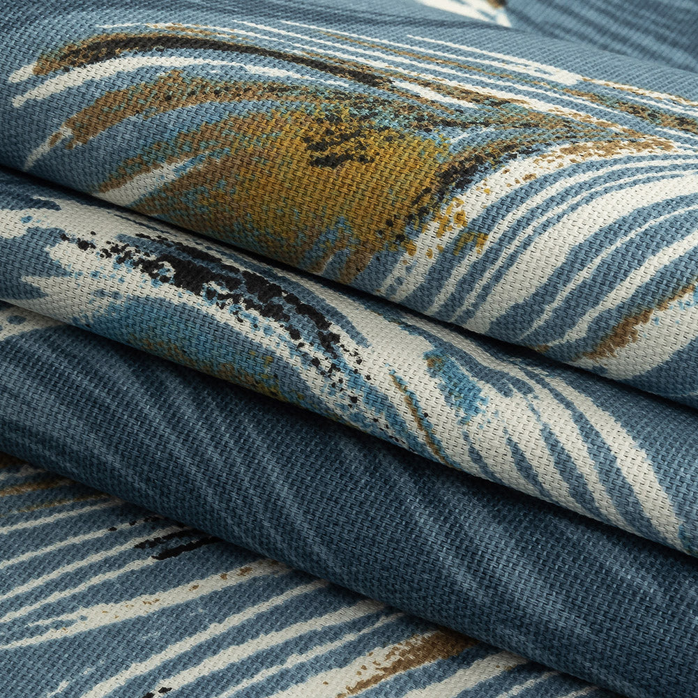 Cotton Canvas Print - Danube Feathers - British Imported Folded Cotton Canvas Print - Danube Feathers - British Imported Folded