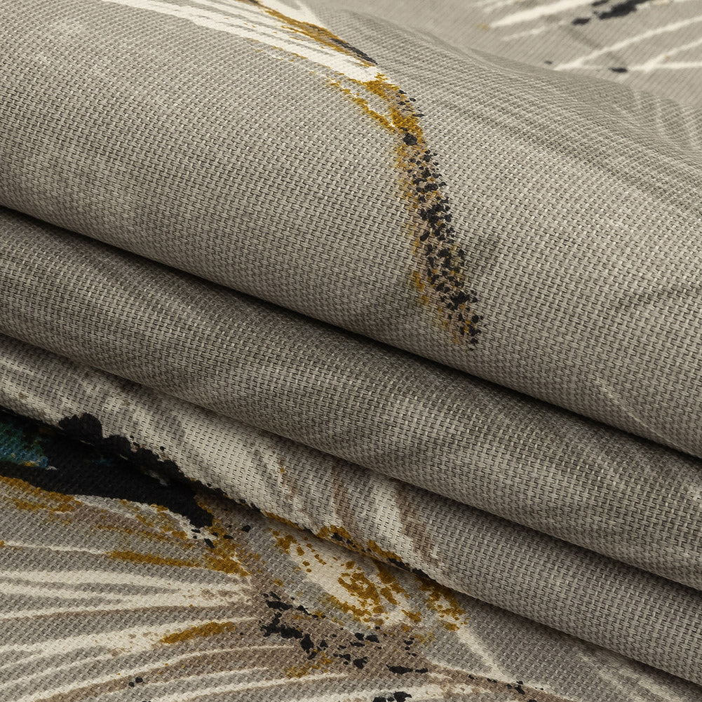 Cotton Canvas Print - Linen Feathers - British Imported Folded Cotton Canvas Print - Linen Feathers - British Imported Folded