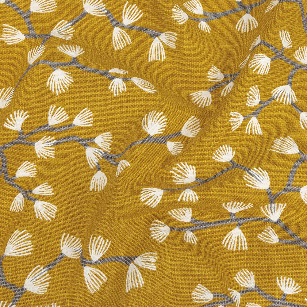 Cotton Canvas Print - Sunflower Japanese Blooms - British Imported Cotton Canvas Print - Sunflower Japanese Blooms - British Imported