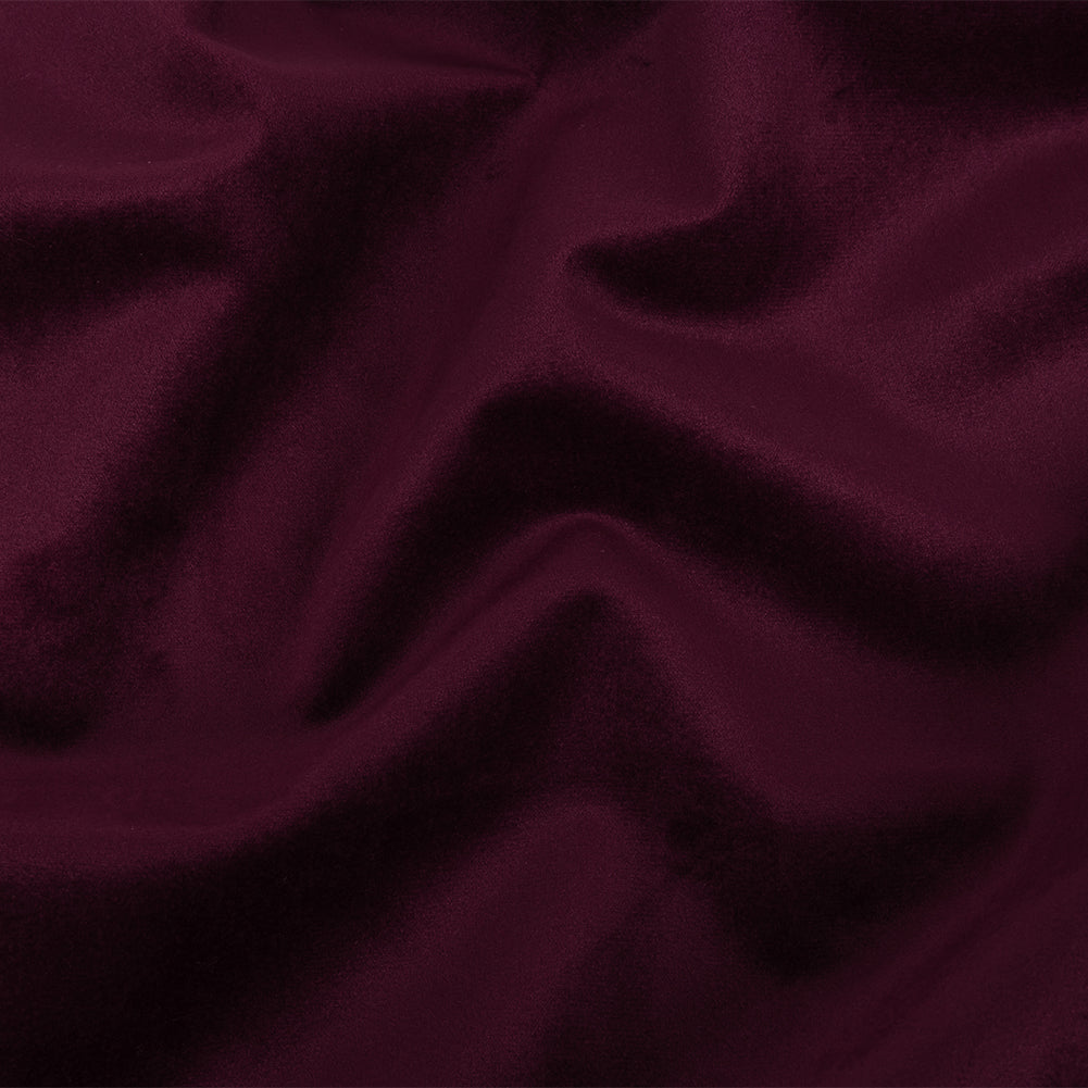 Polyester Drapery Velvet - Berry - British Imported Polyester Drapery Velvet - Berry - British Imported