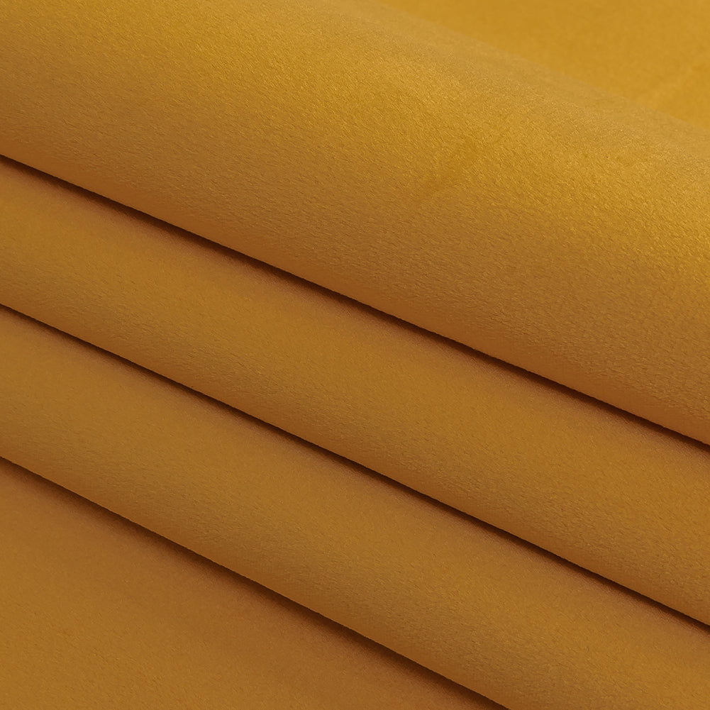 Polyester Drapery Velvet - Buttercup - British Imported Folded Polyester Drapery Velvet - Buttercup - British Imported Folded