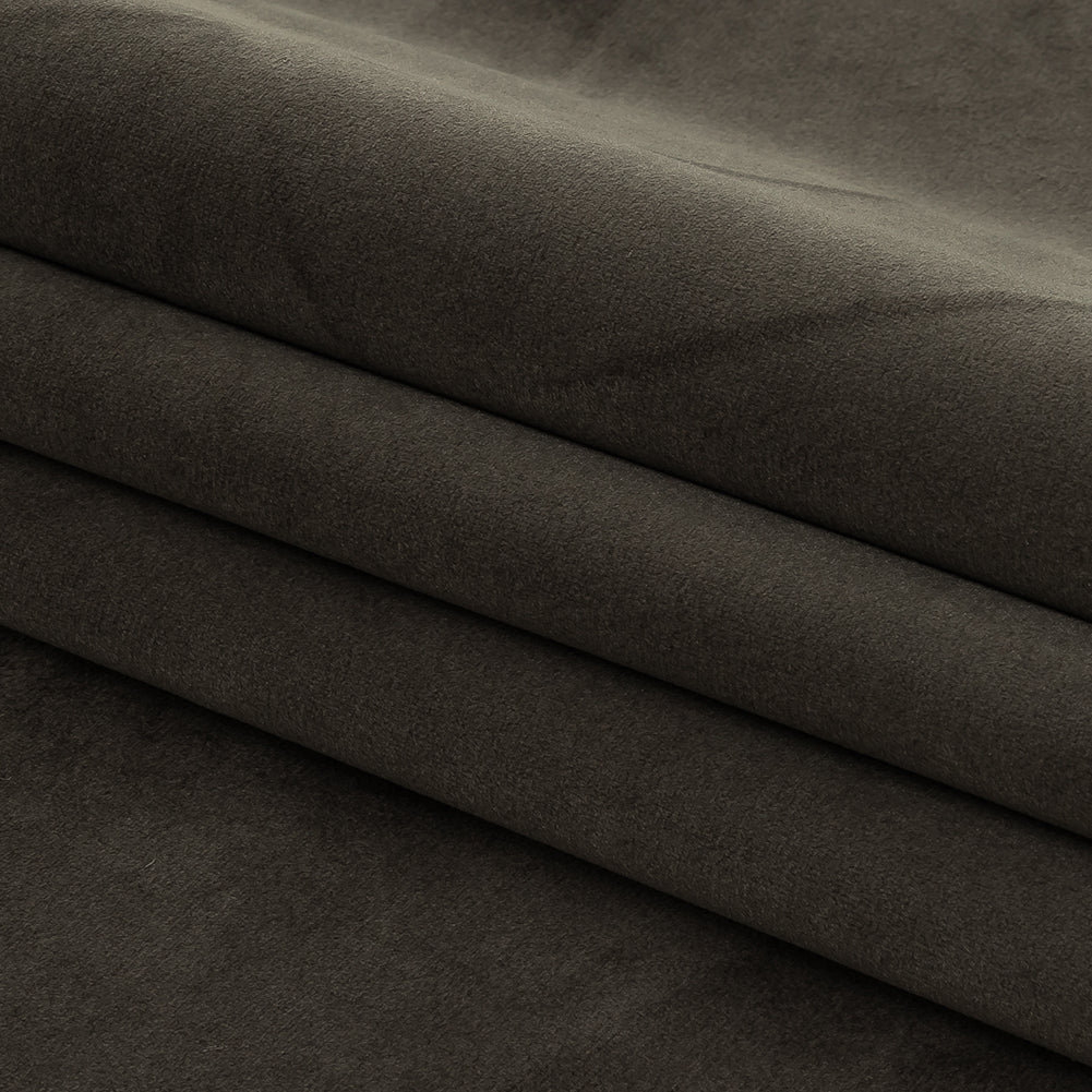Polyester Drapery Velvet - Cocoa - British Imported Folded Polyester Drapery Velvet - Cocoa - British Imported Folded