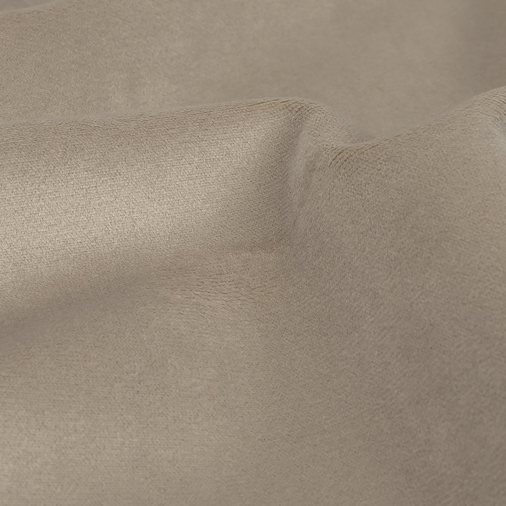 Polyester Drapery Velvet - Dove - British Imported Detail Polyester Drapery Velvet - Dove - British Imported Detail