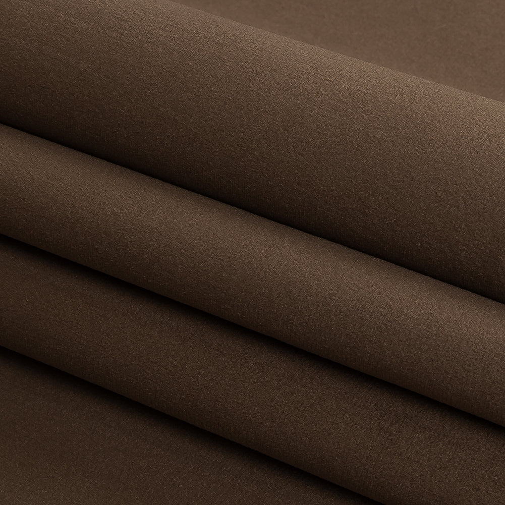 Polyester Drapery Velvet - Espresso - British Imported Folded Polyester Drapery Velvet - Espresso - British Imported Folded