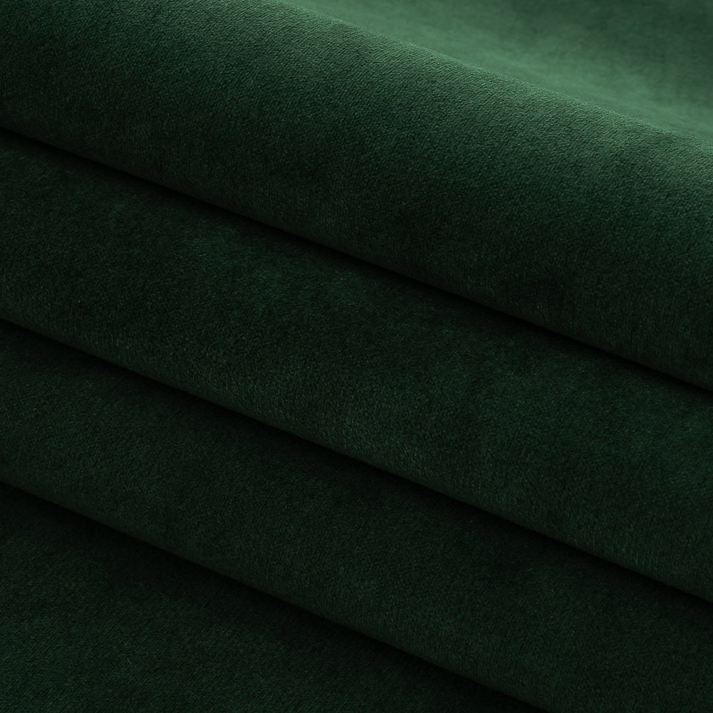 Polyester Drapery Velvet - Forest - British Imported Folded Polyester Drapery Velvet - Forest - British Imported Folded