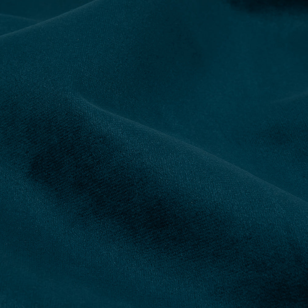 Polyester Drapery Velvet - Indigo - British Imported Detail Polyester Drapery Velvet - Indigo - British Imported Detail