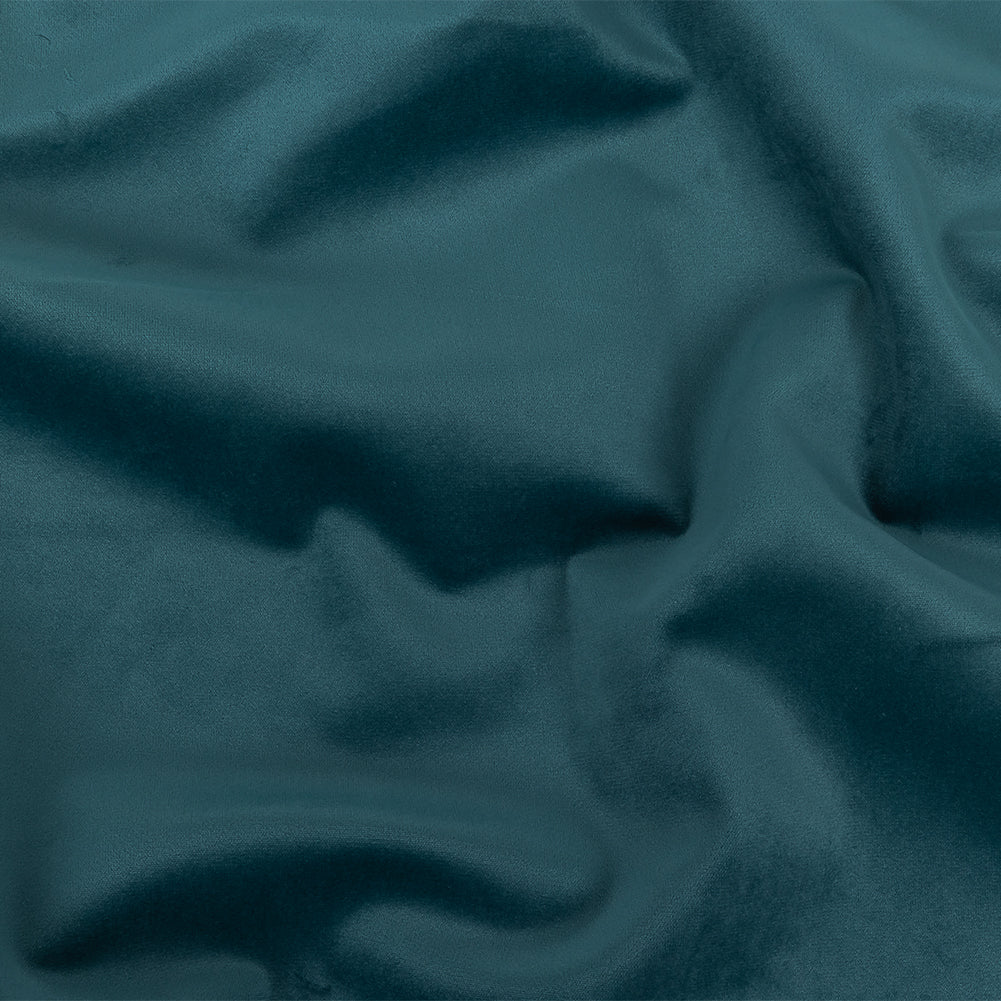 Polyester Drapery Velvet - Ocean - British Imported Polyester Drapery Velvet - Ocean - British Imported