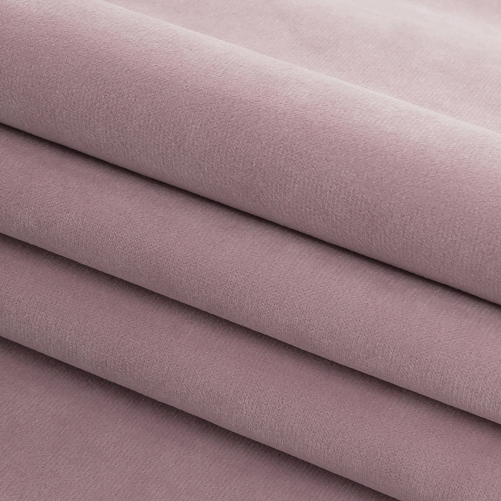 Polyester Drapery Velvet - Orchid - British Imported Folded Polyester Drapery Velvet - Orchid - British Imported Folded