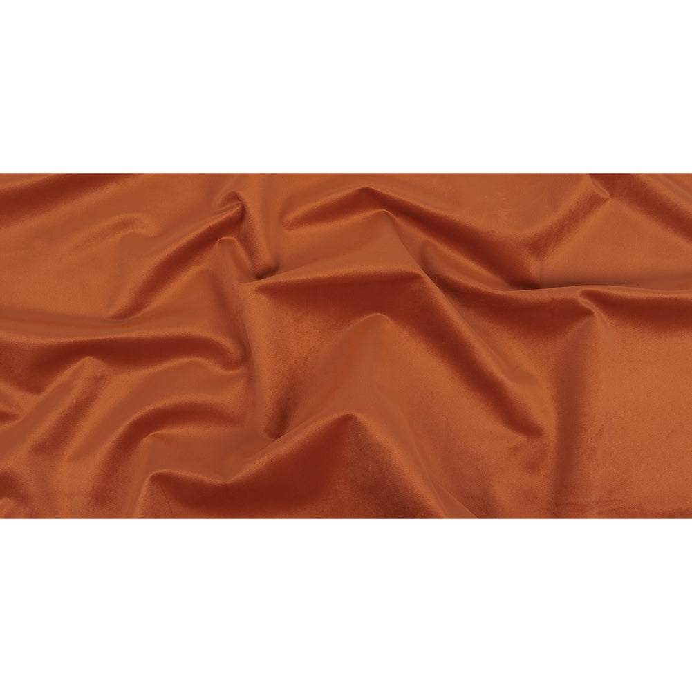 Polyester Drapery Velvet - Rust - British Imported Full Polyester Drapery Velvet - Rust - British Imported Full
