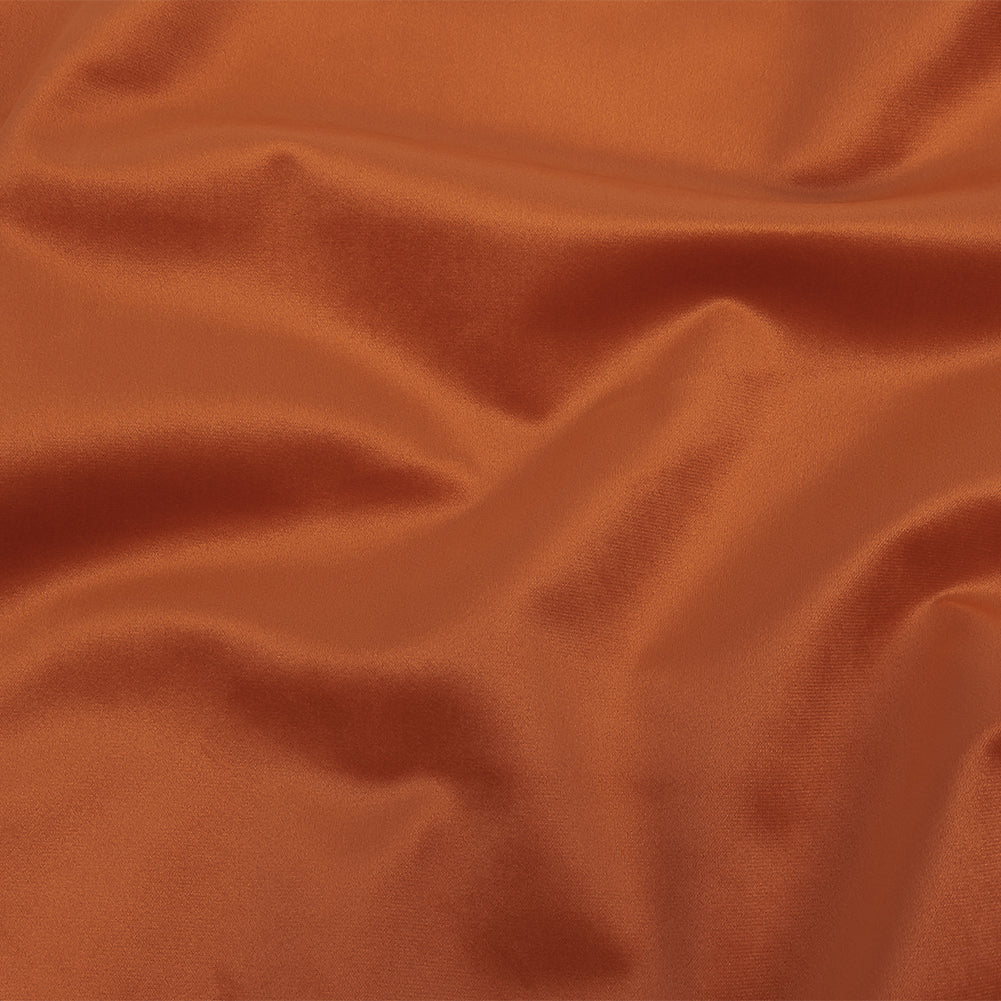 Polyester Drapery Velvet - Rust - British Imported Polyester Drapery Velvet - Rust - British Imported