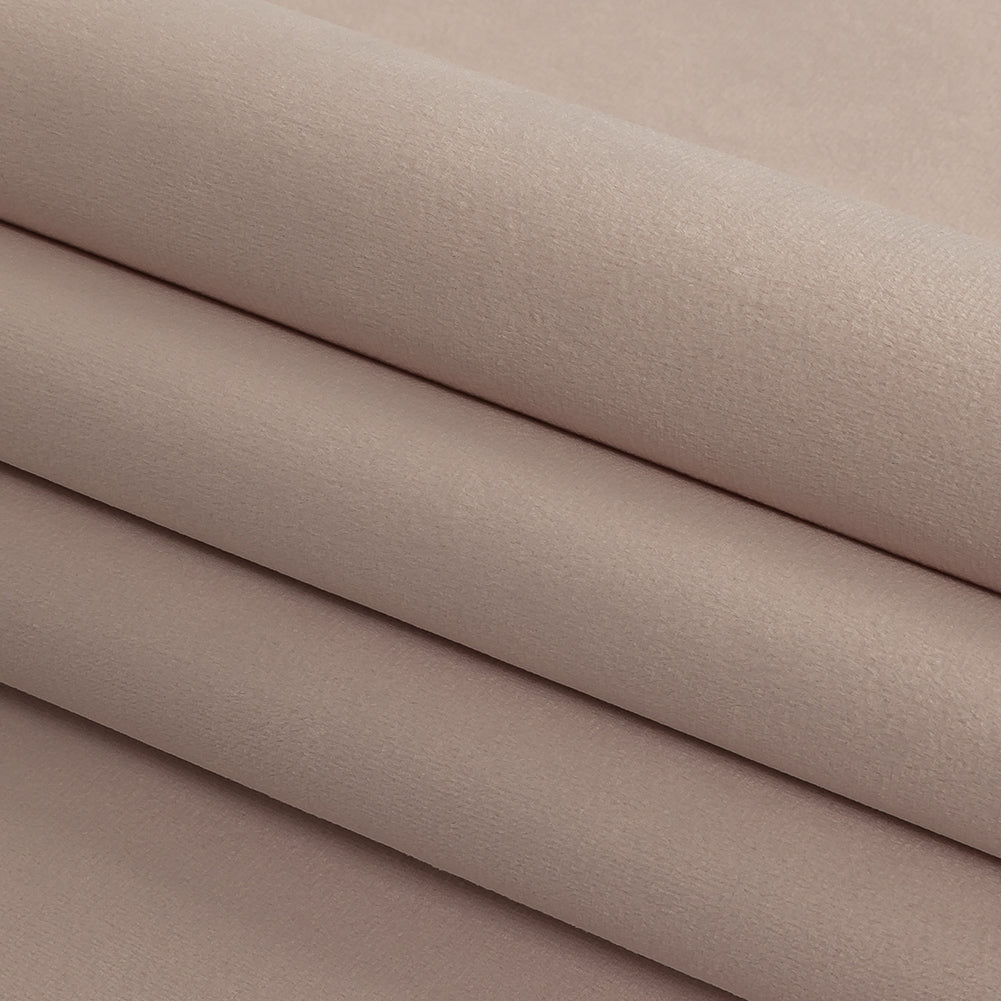 Polyester Drapery Velvet - Shell - British Imported Folded Polyester Drapery Velvet - Shell - British Imported Folded