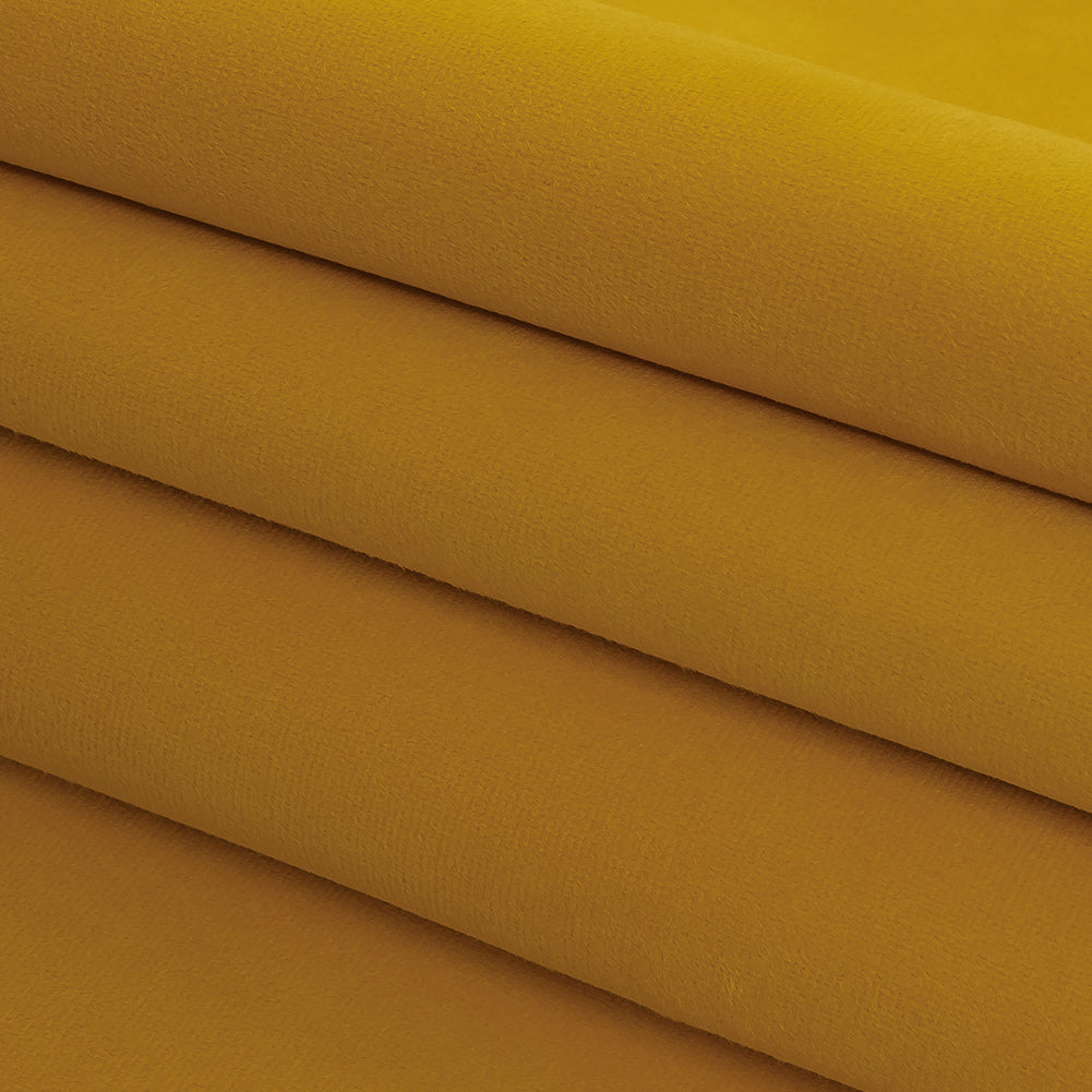 Polyester Drapery Velvet - Sunflower - British Imported Folded Polyester Drapery Velvet - Sunflower - British Imported Folded