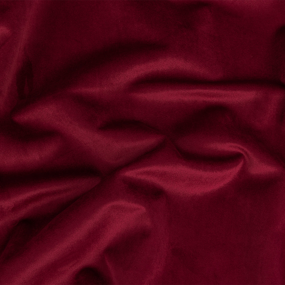 Polyester Drapery Velvet - Wine - British Imported Polyester Drapery Velvet - Wine - British Imported