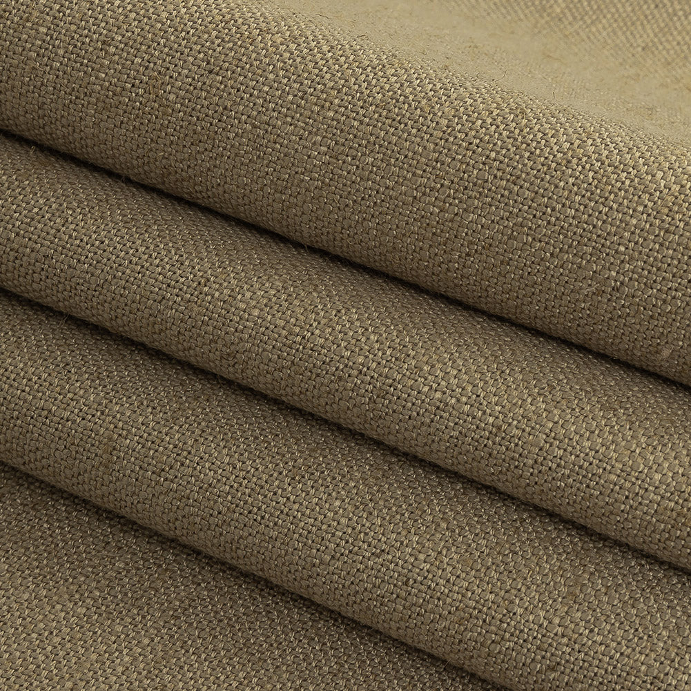 Polyester, Viscose and Linen Woven - Hessian - British Imported Folded Polyester, Viscose and Linen Woven - Hessian - British Imported Folded