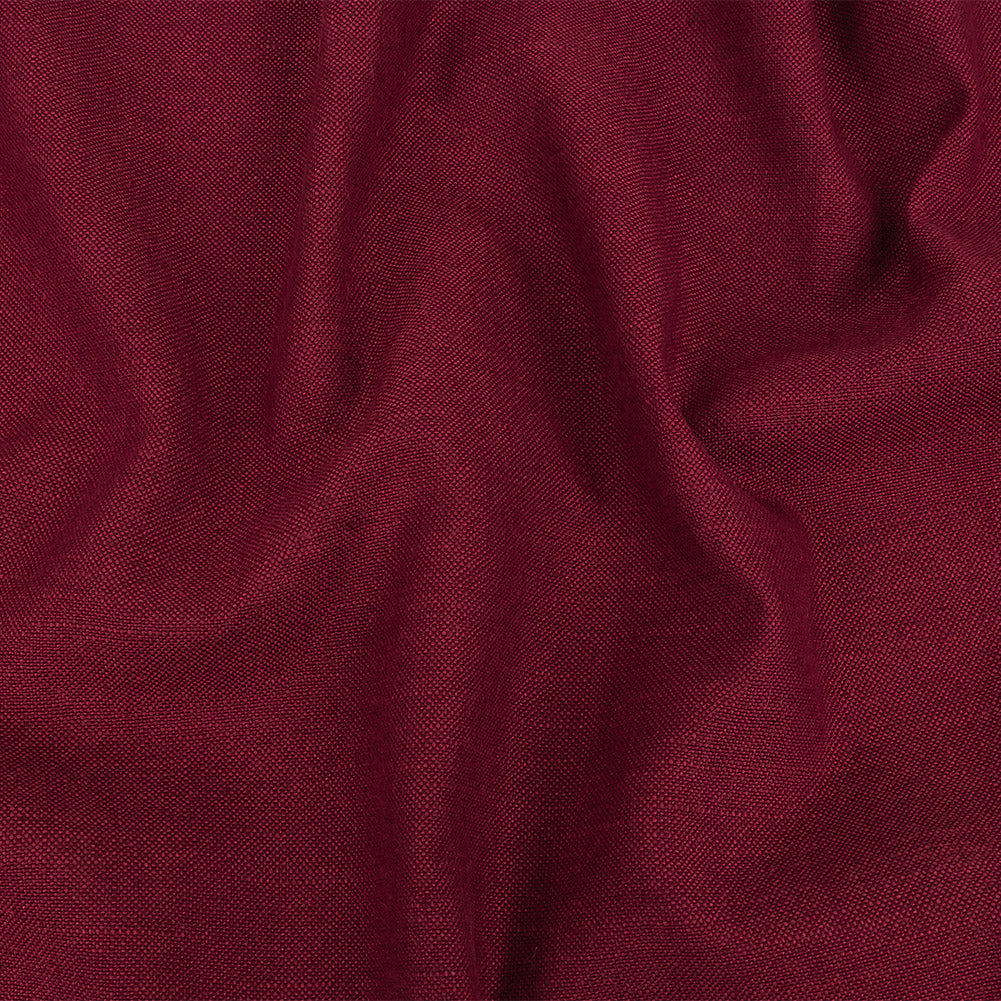 Polyester, Viscose and Linen Woven - Mulberry - British Imported Polyester, Viscose and Linen Woven - Mulberry - British Imported