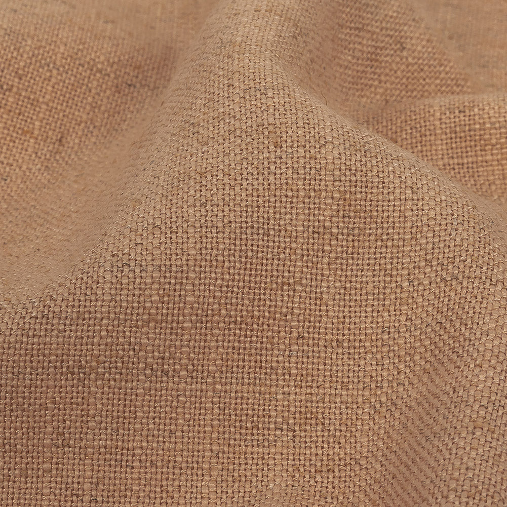 Polyester, Viscose and Linen Woven - Nude - British Imported Detail Polyester, Viscose and Linen Woven - Nude - British Imported Detail