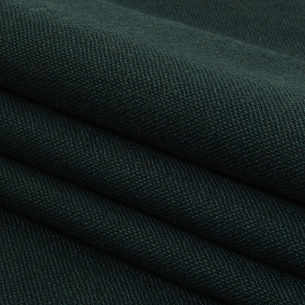 Polyester, Viscose and Linen Woven - Pine - British Imported Folded Polyester, Viscose and Linen Woven - Pine - British Imported Folded