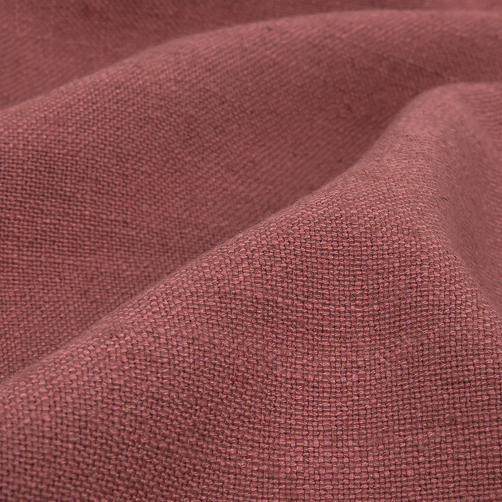 Polyester, Viscose and Linen Woven - Rose - British Imported Detail Polyester, Viscose and Linen Woven - Rose - British Imported Detail