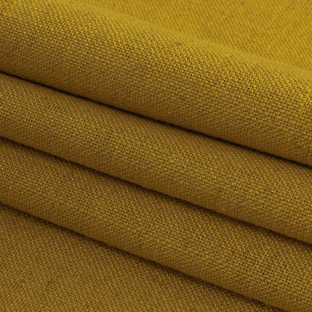 Polyester, Viscose and Linen Woven - Sunflower - British Imported Folded Polyester, Viscose and Linen Woven - Sunflower - British Imported Folded