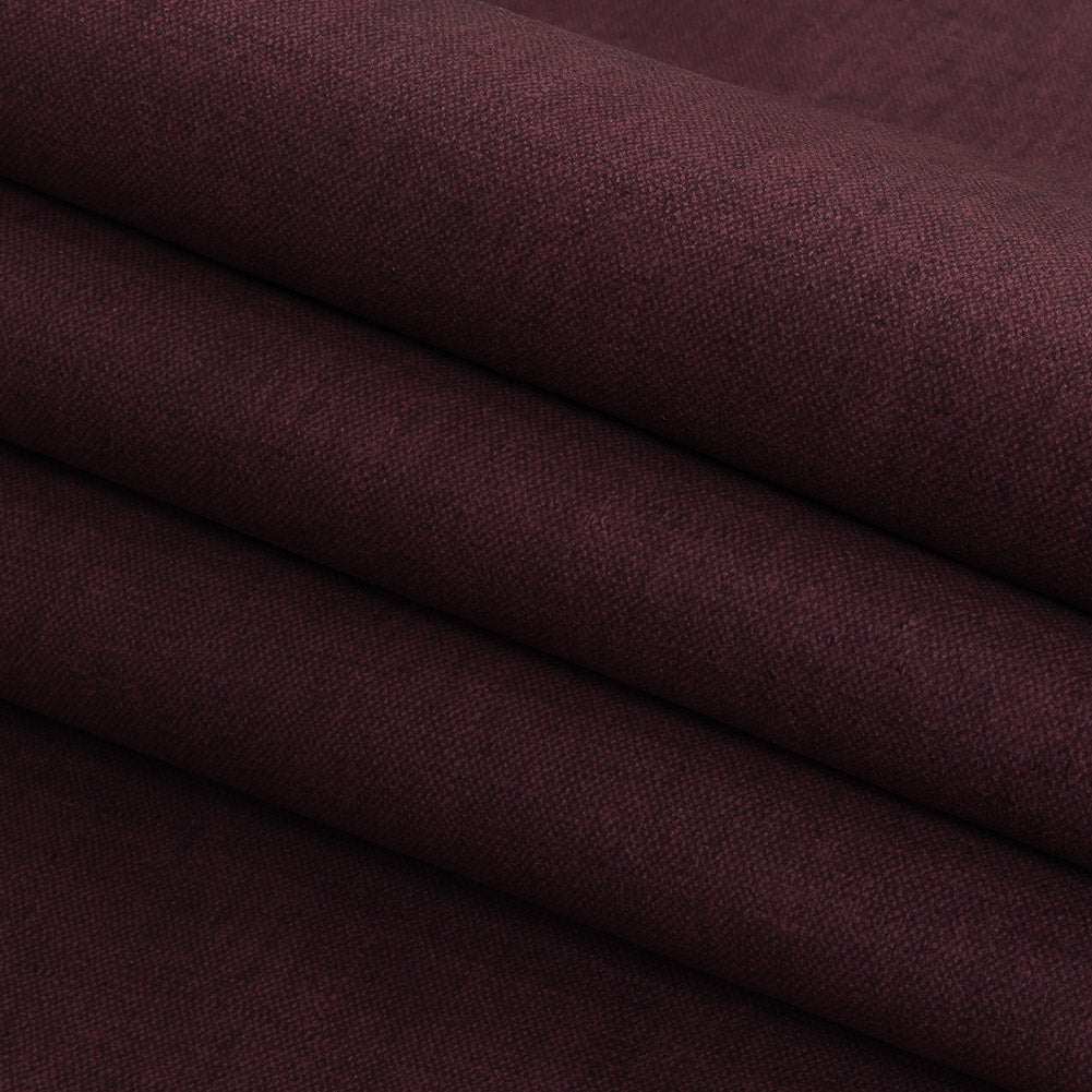 Polyester Microvelvet - Aubergine - British Imported Folded Polyester Microvelvet - Aubergine - British Imported Folded