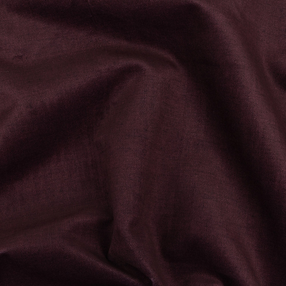 Polyester Microvelvet - Aubergine - British Imported Polyester Microvelvet - Aubergine - British Imported
