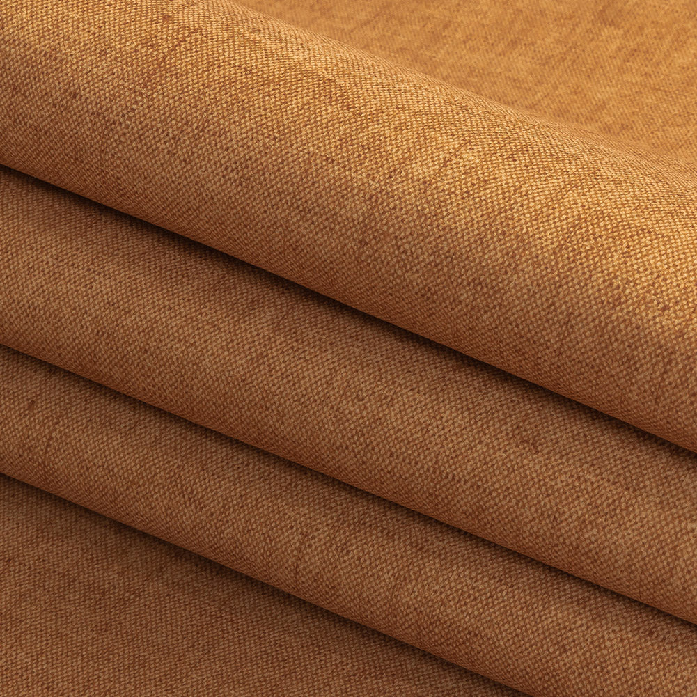 Polyester Microvelvet - Copper - British Imported Folded Polyester Microvelvet - Copper - British Imported Folded