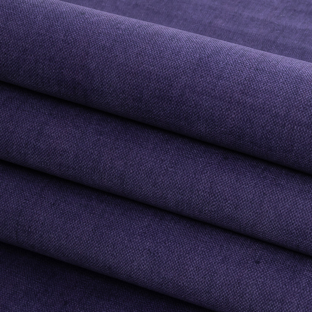 Polyester Microvelvet - Grape - British Imported Folded Polyester Microvelvet - Grape - British Imported Folded