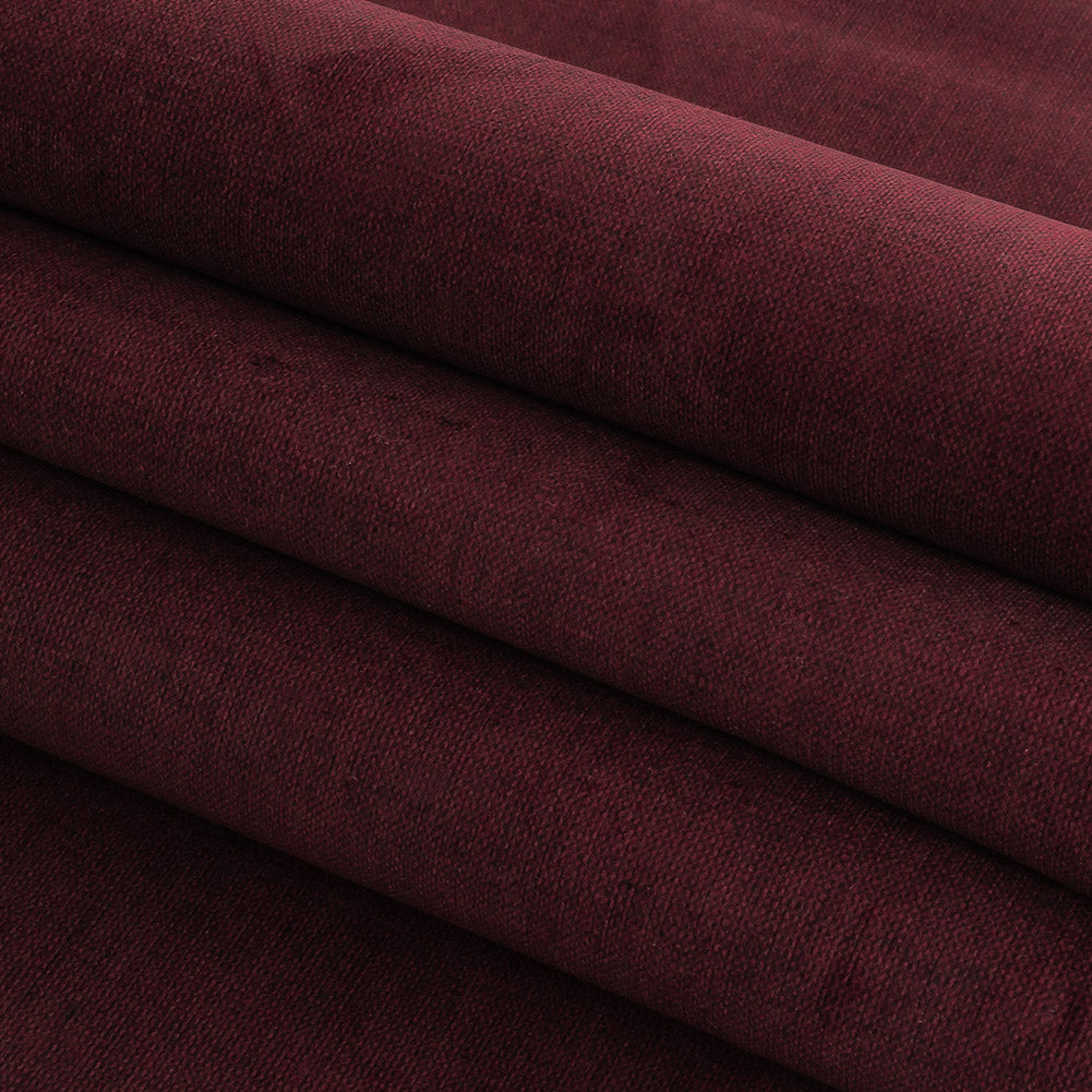 Polyester Microvelvet - Mulberry - British Imported Folded Polyester Microvelvet - Mulberry - British Imported Folded
