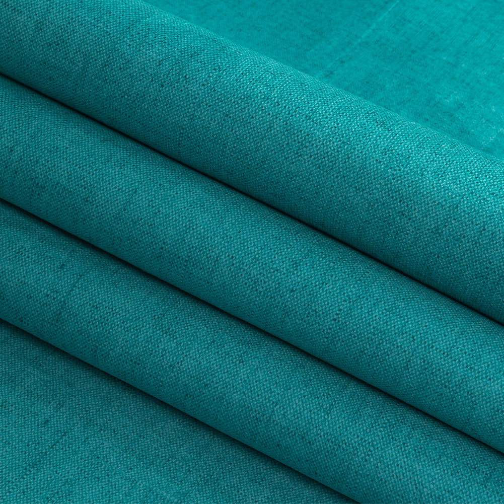 Polyester Microvelvet - Teal - British Imported Folded Polyester Microvelvet - Teal - British Imported Folded