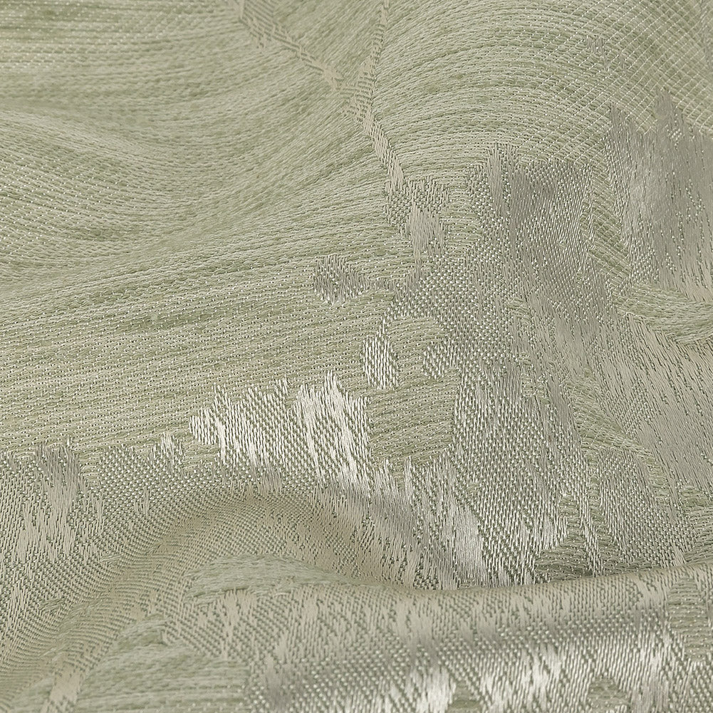 Luminous Jacquard - Sage Woodlands - British Imported Detail Luminous Jacquard - Sage Woodlands - British Imported Detail
