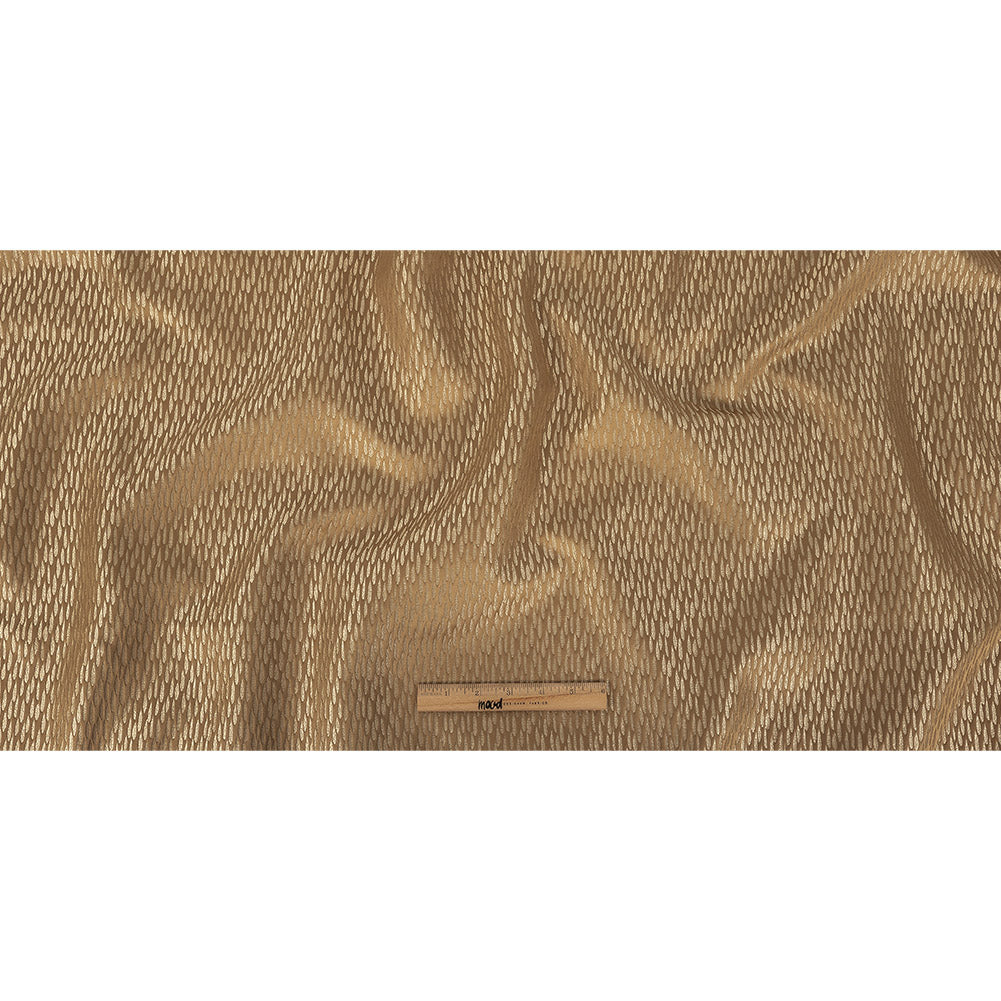 Luminous Drapery Jacquard - Gold Raindrops - British Imported Full Luminous Drapery Jacquard - Gold Raindrops - British Imported Full