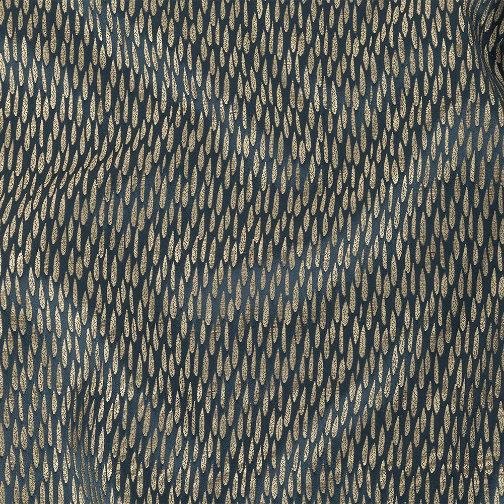 Luminous Drapery Jacquard - Ink Raindrops - British Imported Luminous Drapery Jacquard - Ink Raindrops - British Imported