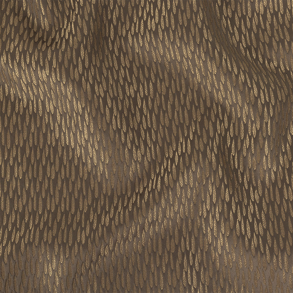 Luminous Drapery Jacquard - Mole Raindrops - British Imported Luminous Drapery Jacquard - Mole Raindrops - British Imported