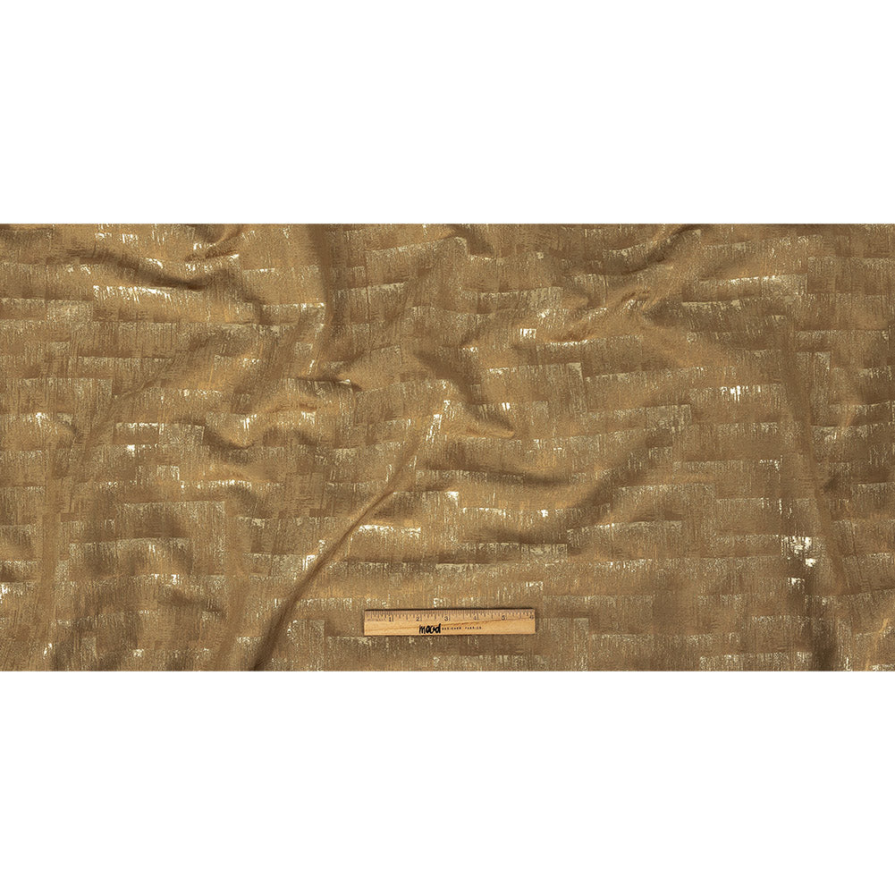 Metallic Drapery Woven - Gold Ikat - British Imported Full Metallic Drapery Woven - Gold Ikat - British Imported Full