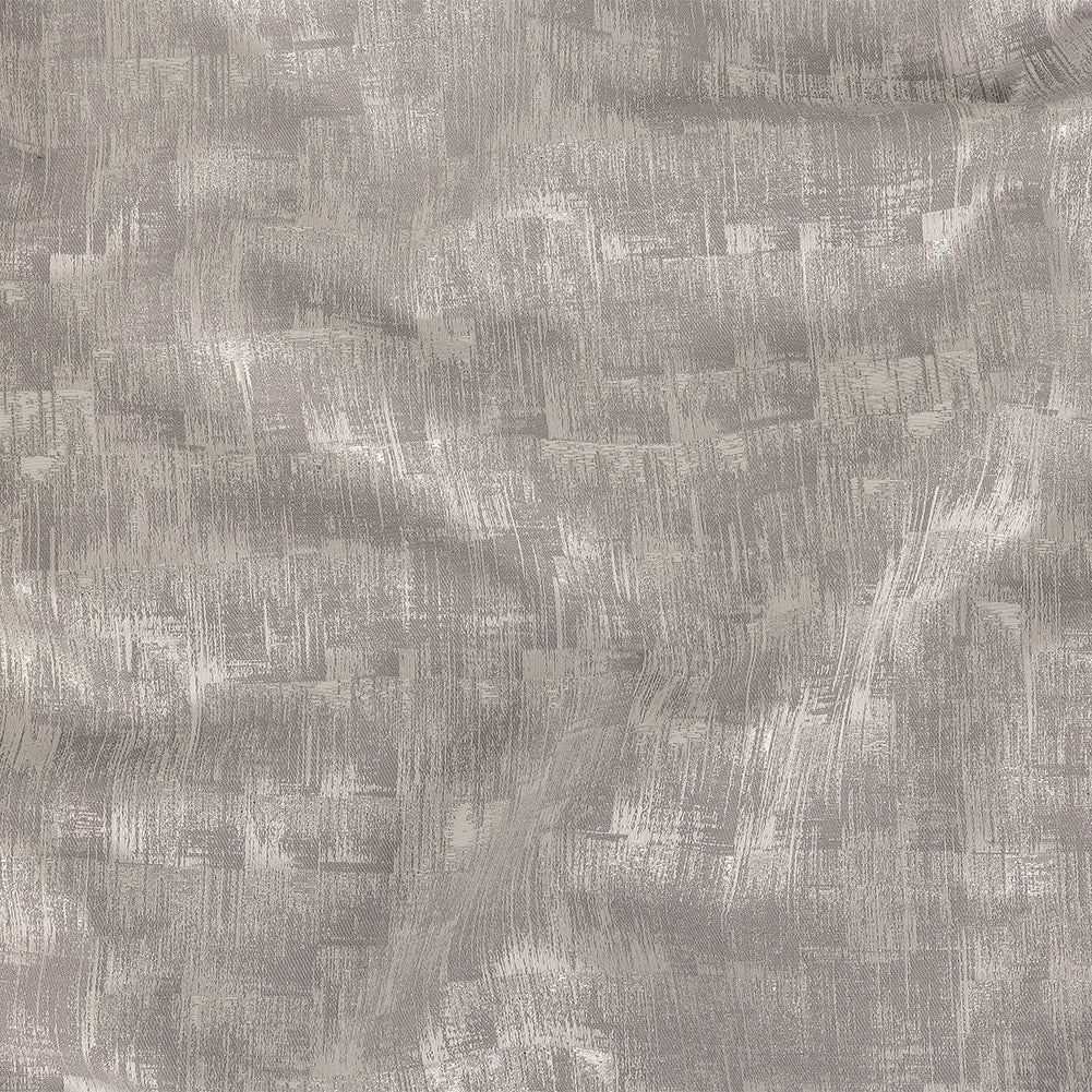 Metallic Drapery Woven - Silver Ikat - British Imported Metallic Drapery Woven - Silver Ikat - British Imported