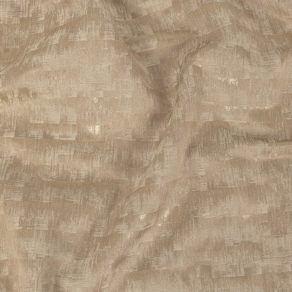Metallic Drapery Woven - Wheat Ikat - British Imported Metallic Drapery Woven - Wheat Ikat - British Imported